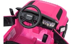 Pojazd elektryczny Land Rover Defender, różowy