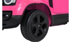Pojazd elektryczny Land Rover Defender, różowy
