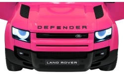 Pojazd elektryczny Land Rover Defender, różowy