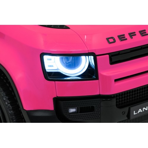 Pojazd elektryczny Land Rover Defender, różowy