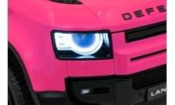 Pojazd elektryczny Land Rover Defender, różowy