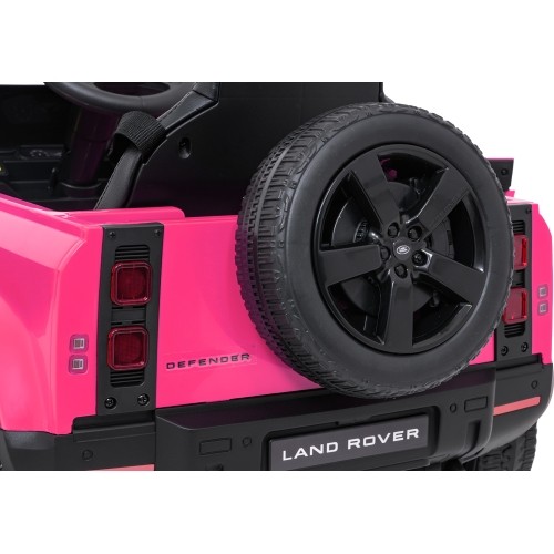 Pojazd elektryczny Land Rover Defender, różowy