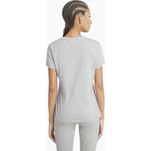 Koszulka damska Puma Ess Logo Tee jasnoszara 586774 04