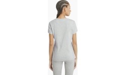 Koszulka damska Puma Ess Logo Tee jasnoszara 586774 04