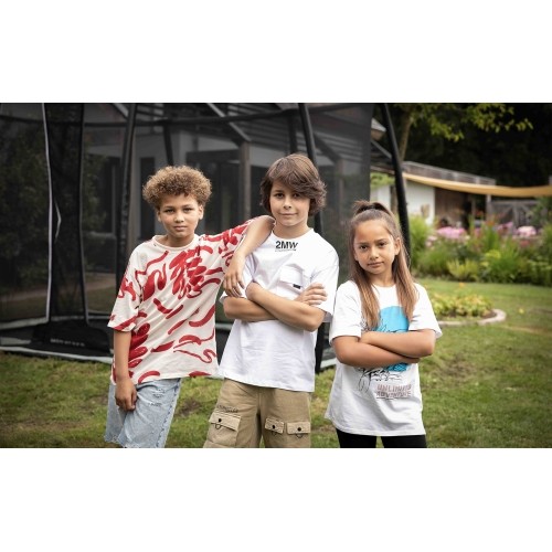 Trampolina BERG Ultim Champion ECO FlatGround 410 + siatka ochronna DLX XL