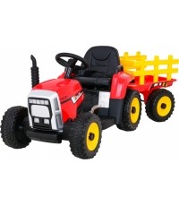 Traktor z przyczepą BLOW, czerwony