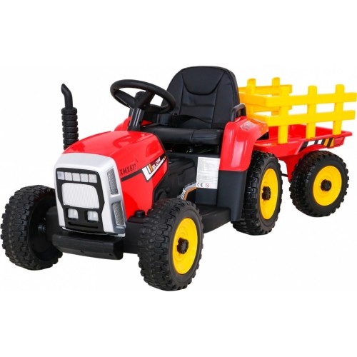 Traktor z przyczepą BLOW, czerwony