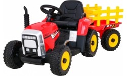 Traktor z przyczepą BLOW, czerwony