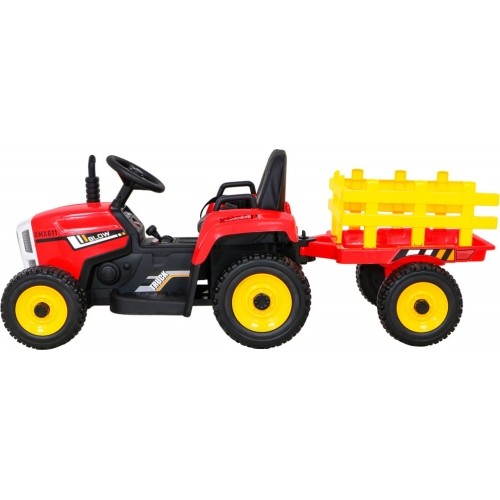 Traktor z przyczepą BLOW, czerwony