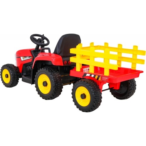 Traktor z przyczepą BLOW, czerwony