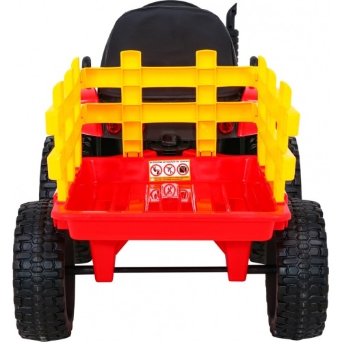 Traktor z przyczepą BLOW, czerwony