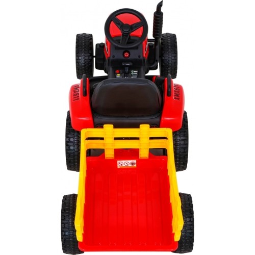 Traktor z przyczepą BLOW, czerwony