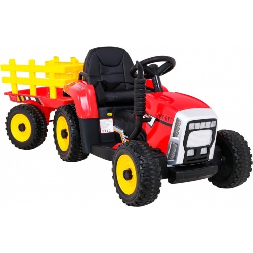 Traktor z przyczepą BLOW, czerwony