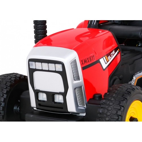 Traktor z przyczepą BLOW, czerwony