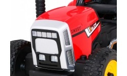 Traktor z przyczepą BLOW, czerwony
