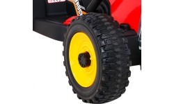 Traktor z przyczepą BLOW, czerwony