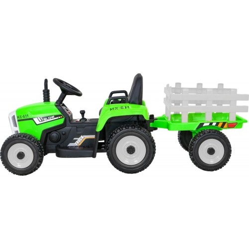 Traktor z przyczepą BLOW, zielony