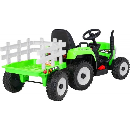 Traktor z przyczepą BLOW, zielony