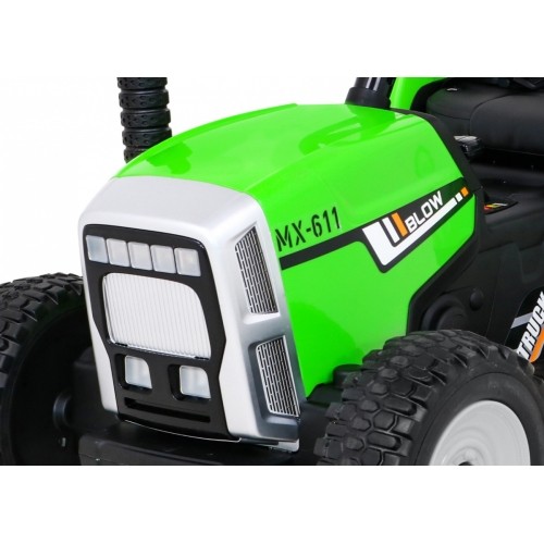 Traktor z przyczepą BLOW, zielony