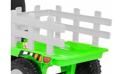 Traktor z przyczepą BLOW, zielony