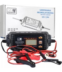 Ładowarka z wyświetlaczem LCD 12V / 24V