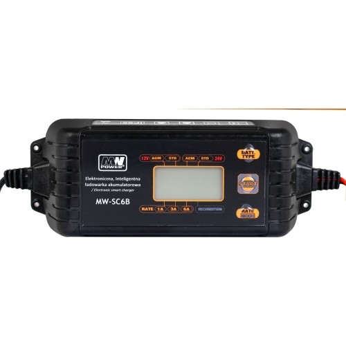 Ładowarka z wyświetlaczem LCD 12V / 24V