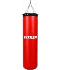 Worek bokserski Fitker COMBAT, PVC - 150x45cm - Czerwony