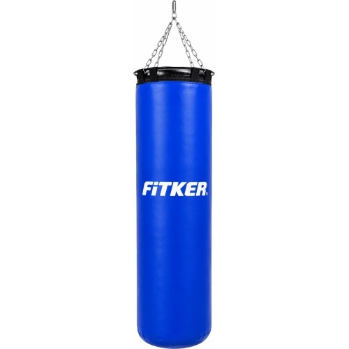 Worek bokserski Fitker Training, PVC - 180x30cm - Niebieski