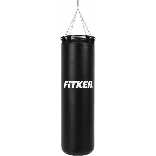 Worek bokserski Fitker HOME, PVC - 130x35cm - Czarny