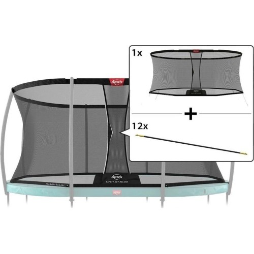 Siatka ochronna Grand Safety Net Deluxe 470 z rurami stelaża