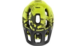 Kask Uvex React Jr. MIPS, limonkowo-czarny