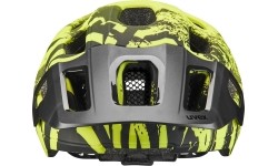 Kask Uvex React Jr. MIPS, limonkowo-czarny