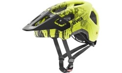 Kask Uvex React Jr. MIPS, limonkowo-czarny