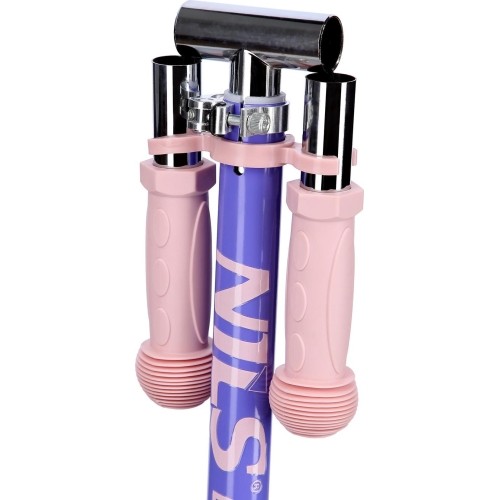 Fioletowa hulajnoga Nils Extreme HD120L