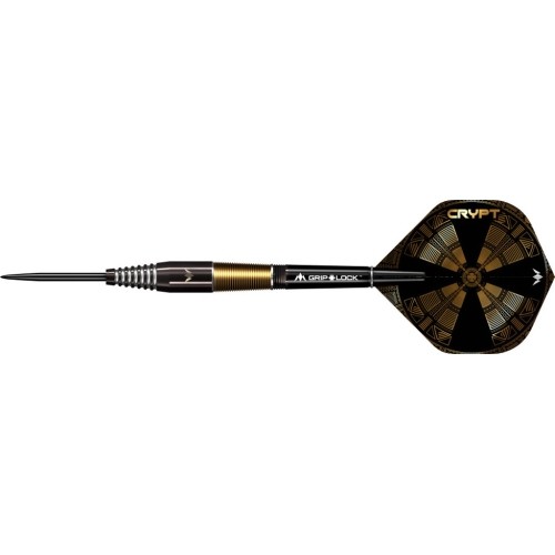 Rzutki Mission Crypt Black & Gold PVD M2 90% wolframu, 3 szt.