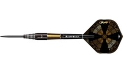 Rzutki Mission Crypt Black & Gold PVD M2 90% wolframu, 3 szt.