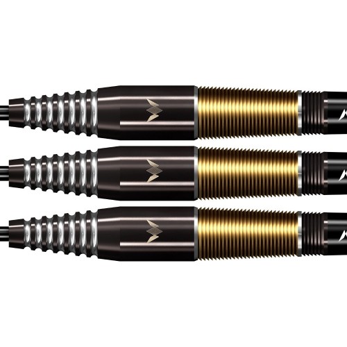 Rzutki Mission Crypt Black & Gold PVD M2 90% wolframu, 3 szt.