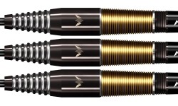 Rzutki Mission Crypt Black & Gold PVD M2 90% wolframu, 3 szt.