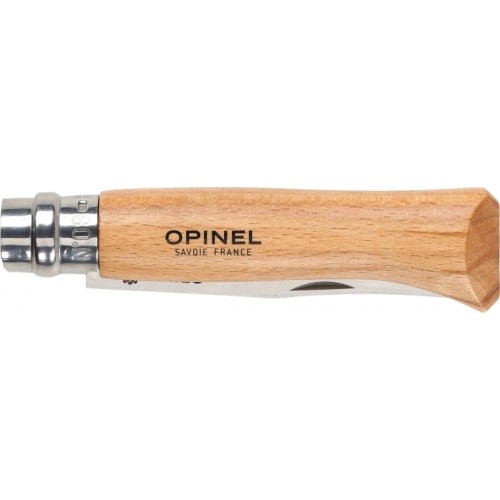 Nóż Opinel 8 Inox z rączką bukową w blistrze