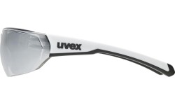 Okulary Uvex equate white matt / mirror silver