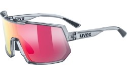Okulary Uvex Sportstyle 235 smoke transparent / mirror red