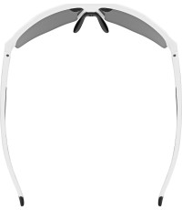 Okulary Uvex axos set white matt / mirror silver