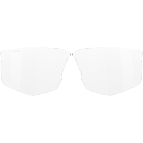 Okulary Uvex axos set white matt / mirror silver