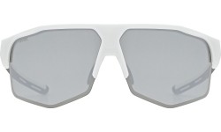 Okulary Uvex axos set white matt / mirror silver