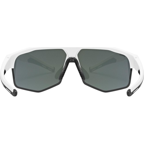 Okulary Uvex axos set white matt / mirror silver