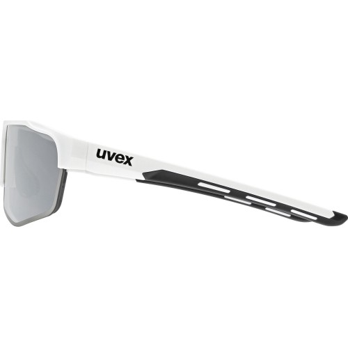 Okulary Uvex axos set white matt / mirror silver