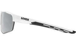 Okulary Uvex axos set white matt / mirror silver