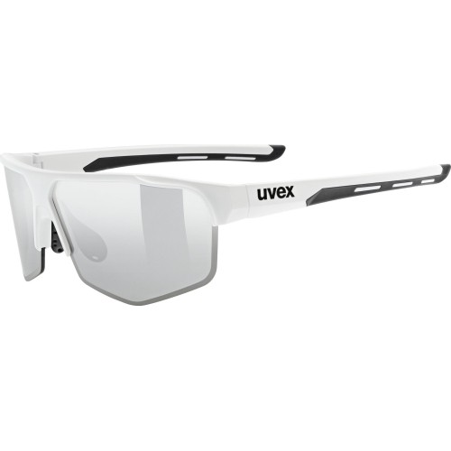 Okulary Uvex axos set white matt / mirror silver