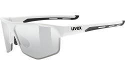 Okulary Uvex axos set white matt / mirror silver