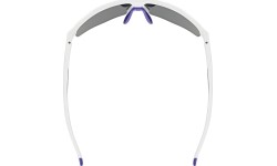 Okulary Uvex Axos Set, białe matowe / lustrzane fioletowe